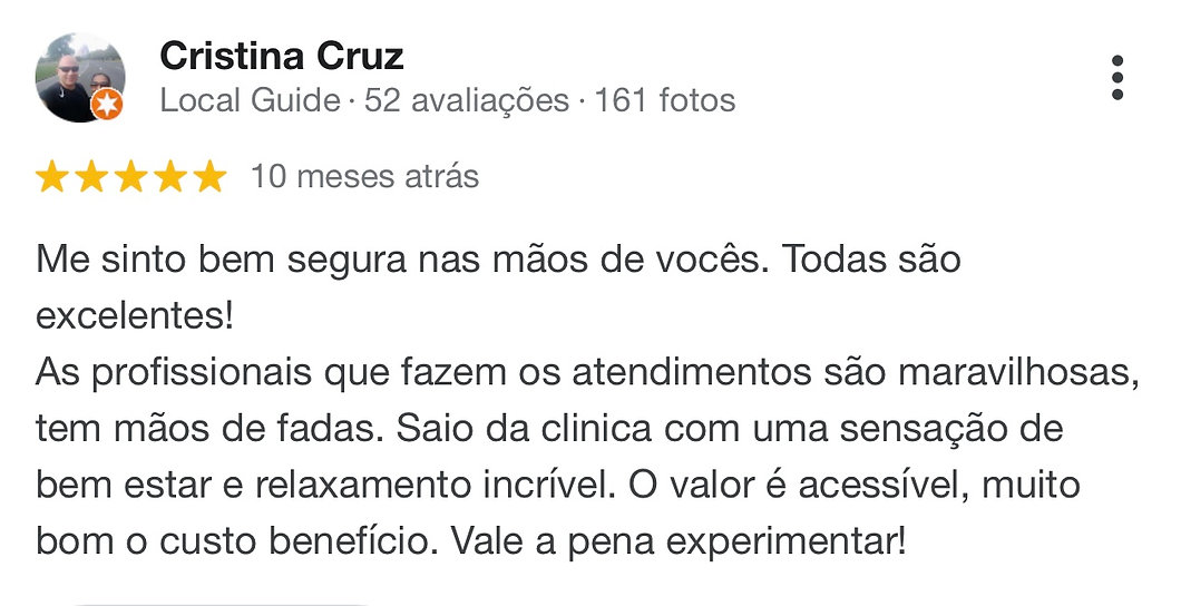 Depoimento de Cristina Cruz